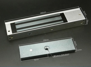 JSL-320B 320kgs 12V DC Electric Magnetic Door <strong>Lock</strong> Electromagnet <strong>Lock</strong> Magnetic <strong>Locks</strong> - Product Image 5