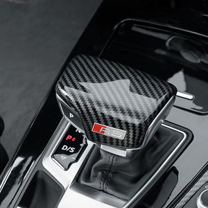 Nouvelle Vente Chaude : Cache-levier de vitesse en fibre de carbone, cadre et soufflet universels compatibles avec tous les modèles <span class=keywords><strong>Audi</strong></span> – Rétrofit/Amélioration - Product Image 1