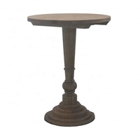 HL064 Nancy Table d'appoint, console ou table sur pieds en chêne massif, style vintage français et farmhouse, personnalisable, pour salon et hôtel