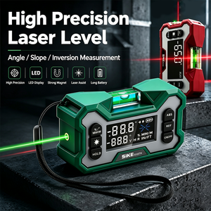 Inclinomètre laser numérique à faisceau vert haute précision avec affichage LED pour la mesure <span class=keywords><strong>de</strong></span> pente et la détection d'angle magnétique - Product Image 1