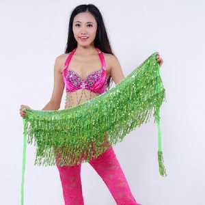 Q31056 78.80 "Rave jupe pour femmes filles paillettes frange jupe gland hanche écharpe danse du ventre hanche jupe - Product Image 5
