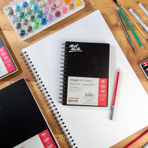 <span class=keywords><strong>Diario</strong></span> de Arte Visual Mont Marte A5, Cuaderno de Dibujo para Artistas de 120 Páginas - Product Image 4