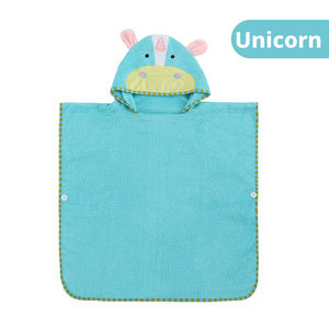 Toalla de Baño con Capucha para Niños, Bata de Toalla Gruesa y Absorbente para Niños y Niñas, Poncho para Bebés - Product Image 1