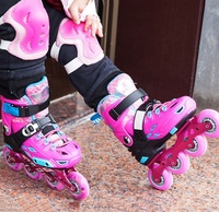Patins à roulettes en ligne à 4 roues professionnels et durables pour enfants et adolescents, ABEC-7, rebond élevé, 82A PU