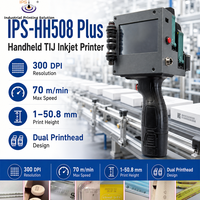 Printer Inkjet Thermal IPS-HH508 Plus 50.8mm Dual Head TIJ Inkjet Coder Layar Sentuh 4.3 Inci untuk Pencetakan Data Variabel