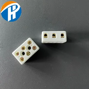 Hot Sell Ceramic Porcelain Electrical Wire Connectors 15A 25A 30A 50A Ceramic wiring terminal Blocks