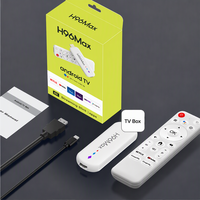 Décodeur H96Max M20 S905L3 2 Go/16 Go Android TV Box avec prise en charge 4K, sans fil et télécommande vocale