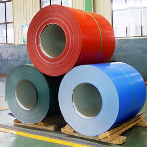 Bobinas <span class=keywords><strong>PPGI</strong></span> Bobina de acero recubierta de color Bobina de acero galvanizado prepintado Z275/Hojas de techo de metal Materiales de construcción Placa JIS de China - Product Image 1