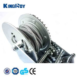 Portable Steel Hand Winch with Steel Wire Rope 10m Lifting Height Sliding Track Mounting for Truck & <b>ATV</b>/<b>UTV</b> Use - Product Image 6