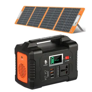 工厂制造200W 300W太阳能储能Lifepo4电池便携式户外野营发电站