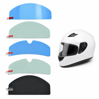 Película Impermeable para Casco de Motocicleta de Alta Visibilidad, Material PET, Protección Contra la Lluvia para una Conducción Segura