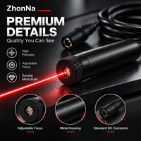 Module laser ZhonNa avec boîtier métallique, diode filaire, pour alignement de roues, positionnement, pièces d'équipement laser industriel pour machines-outils OEM