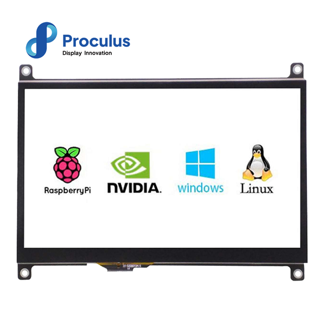 Proculus  LCD Touch Screen Display for Raspberry Pie 1024x600 Ips Portable 7 Inch  Screen Modules