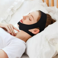 Mentonnière réglable Apnée du sommeil Solution de ronflement pour adultes Dormeurs à bouche ouverte Bande anti-ronflement Patchs de soins multi-régions