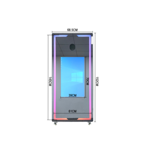 Espejo Mágico Interactivo para Selfies de 65 Pulgadas con Pantalla Táctil de 32 Pulgadas, Cabina de <span class=keywords><strong>Fotos</strong></span> para Fiestas o Bodas - Product Image 4