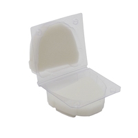 Protecteur de dents antichoc Sécurité Sport Protège-dents Boîte dentaire transparente en plastique avec éponge