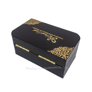 Tùy chỉnh màu Trắng gỗ mini hình chữ nhật lưu niệm hộp bằng gỗ huy chương hiển thị hộp kinh doanh chủ thẻ tên thẻ gỗ giải thưởng hộp nhỏ - Product Image 2