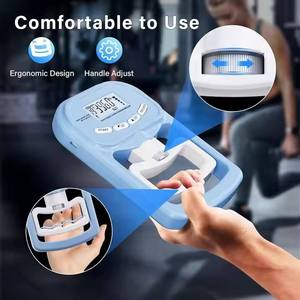 Einstellbarer elektronischer Hand prüfstand Silikon Muskel Finger Stärker Griff Trainer und <span class=keywords><strong>Tester</strong></span> für Kraft training - Product Image 4