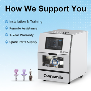เครื่องกัดซิรโคเนียแบบเปียกและแบบแห้งสำหรับงานทันตกรรม CNC ระบบไฟฟ้า 5 แกน สำหรับงาน CAD/CAM - Product Image 4