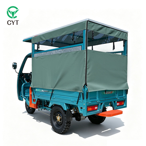 Tricycle électrique à charge solaire, véhicule à trois roues à carrosserie ouverte pour adultes, transport de passagers et de marchandises - Product Image 1