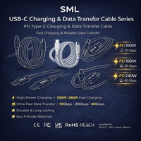 Câble USB C à 90 degrés 20V 5A 100W PD Charge rapide USB 3.1 Transfert 10 Go Connecteur USB 2.0 Tressé Haute Qualité Logo Personnalisé OEM