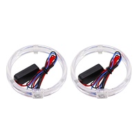 Ziao taobis-Guide optique annulaire LED, 95mm, lampe de jour, éclairage, yeux d'ange DRL, pour BMW Benz Chevrolet Toyota Mazda