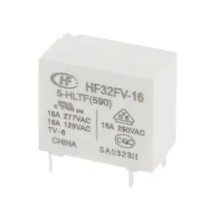 Ban Đầu Hongfa Nguồn Relay HF32FV-16-5-HLTF HF32FV-16-12-HLTF HF32FV-16-24-HLTF 16A 5V 12V 24V DC Power Relay