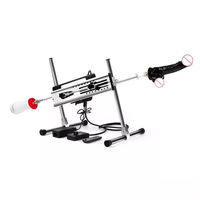 Machine sexuelle avancée 120W silencieuse à double commande, double insertion, course réglable de 3 à 15 cm, angle ajustable, cadre en acier inoxydable