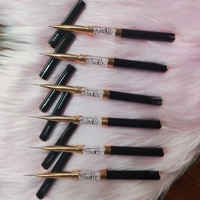 Lot de Pinceaux Double Face pour Nail Art de Haute Qualité, Liner 5/7/9/11/13/15mm, Pinceau Gel UV avec Manche en Strass pour Traçage de Lignes