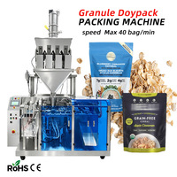 Machine d'emballage automatique de sachets préformés pour céréales, flocons d'avoine et autres produits en grains