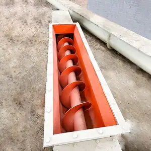 Screw Conveyor Industrial Screw Auger Conveyor Machine For Cement Limestone