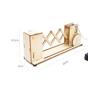 DIY Electric gate channel wood learning puzzle toys educational toy new science kits for adults