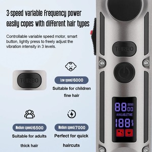 Nueva Cortadora de Pelo Profesional Ajustable, Recortadora Eléctrica de Barba para Hombre, Máquina Cortadora de Pelo Eléctrica Recargable - Product Image 6