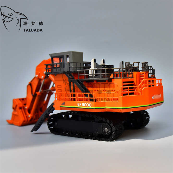 TALUADA Alloy 1:87 Scale Model Toy Hitachi Excavator EX8000