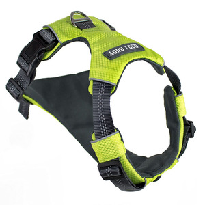 <span class=keywords><strong>Dog</strong></span>ハーネスメタルバックルデュアルクリップ付きカスタムパーソナライズプレミアムプルなしフロントクリップ - Product Image 2