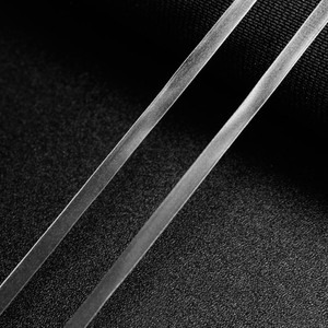 Cinta de goma de poliuretano termoplástico al por mayor de fábrica 3/4/5/6mm Mobilon Tpu transparente Invisible elástico transparente correa de sujetador - Product Image 4