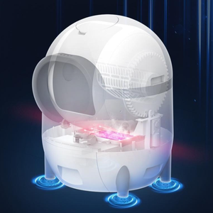 Caja de Arena para Gatos Automática, Autolimpiable, Controlada por Aplicación Inteligente, sin Olores, de Gran Capacidad (60L), para Viajes, Hecha de ABS y PP - Product Image 4