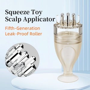 Hair Scalp Oil Applicator Mini Comb 1-5ML Essence Hair Growth Fluid Ball Scalp <b>Massager</b> Brush for Hair Growth - Product Image 2