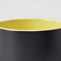 Mugs en céramique électriques Riviera à deux pierres, 10 oz et 11 oz, avec logo personnalisé, noir mat, en vrac, cadeaux promotionnels d'entreprise de Boston