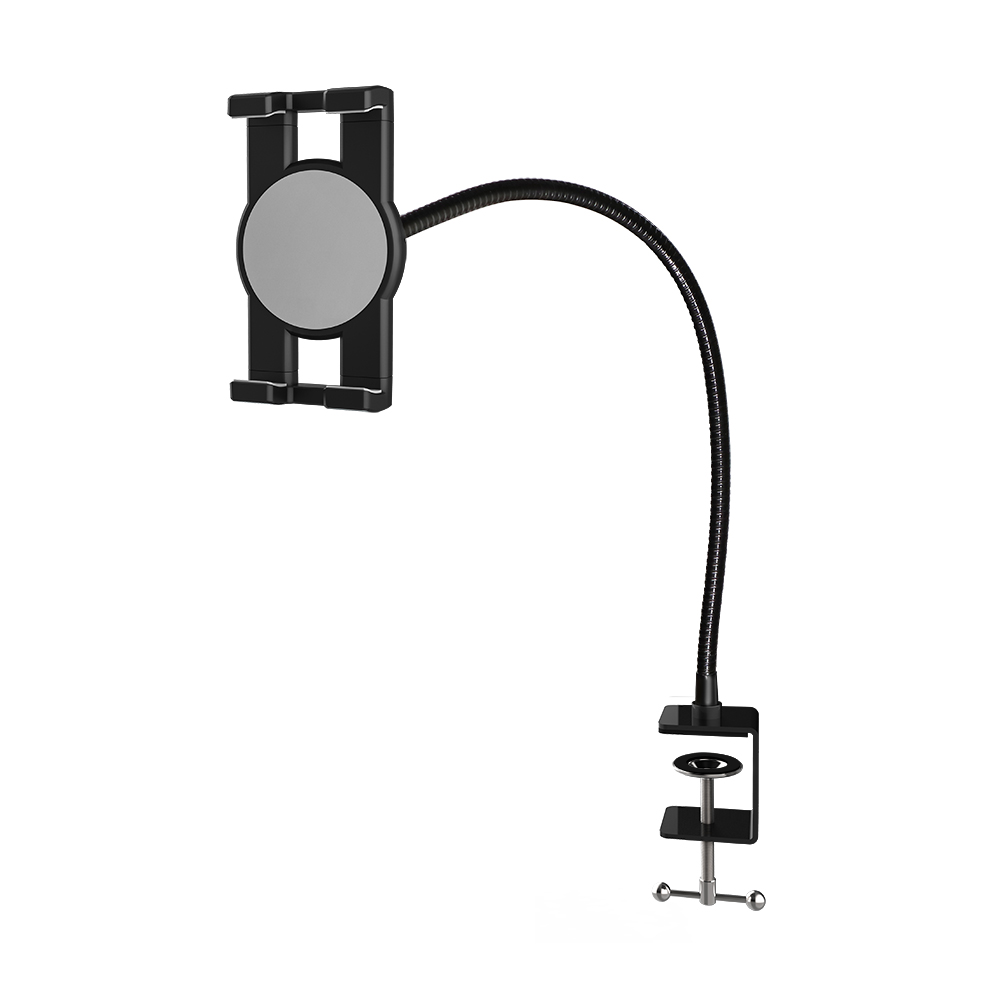 Настольный кронштейн с зажимом для планшетного ПК, Алюминиевая Подставка для планшетного ПК 7-10,1 дюймов, крепление для планшетного ПК