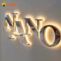 Letrero Luminoso LED 3D para Decoración de Fachada de Tienda, Logotipo Iluminado con Retroiluminación LED, Letras de Canal Acrílicas, Letrero Personalizado para Tienda de Cigarrillos