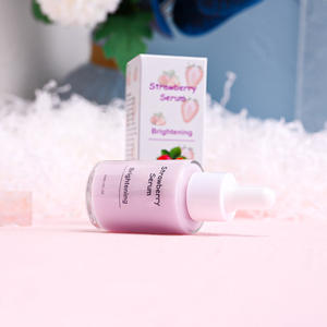 개인 라벨 100% 천연 유기농 딸기 밀크 페이스 세럼-빛나는 피부를 위한 보습 및 브라이트닝 페이셜 케어 - Product Image 4
