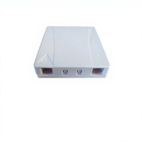 NSTB-M409 SC LC FC Outdoor/Indoor ABS Plastik FTTH Single Mode (SM) Pelat Dinding/Pelat Optik Serat Optik Konektor SC Kompatibel 5G
