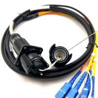 Connecteur de câble à fibre optique ZLTC, étanche pour extérieur, YZA 4 cœurs, prise