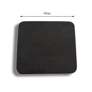 Durable Customized Logo Gift Metal Red letters Square <b>Table</b> <b>Coaster</b> - Product Image 4
