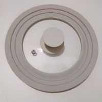 Couvercle de casserole résistant à la chaleur, multifonctionnel, à bord escalonné, modèle universel polyvalent Ly00522