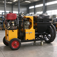 Machine à projeter du mortier de ciment industriel pour le plâtrage continu des murs et les grands projets de construction