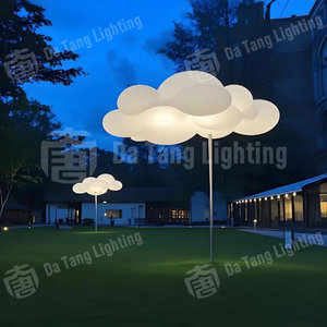 ไฟประดับตกแต่งรูปเมฆสำหรับคริสต์มาสและฮาโลวีน พร้อมไฟ LED ส่องสว่างแบบนุ่มนวล เหมาะสำหรับร้านกาแฟ ร้านบูติก และพื้นที่กลางแจ้ง - Product Image 5