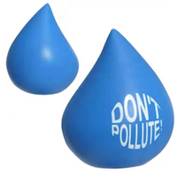 Jouets balles Logo personnalisé gouttelettes balle anti-stress gouttelettes d'eau balles anti-stress pour enfants unisexe jouet promotionnel doux EN71 citation pour Pu