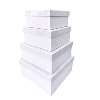 Boîte de rangement en papier 2.5x, coffret cadeau personnalisé, coffret cadeau en papier avec couvercle